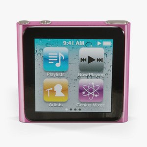 3d model apple ipod nano generation