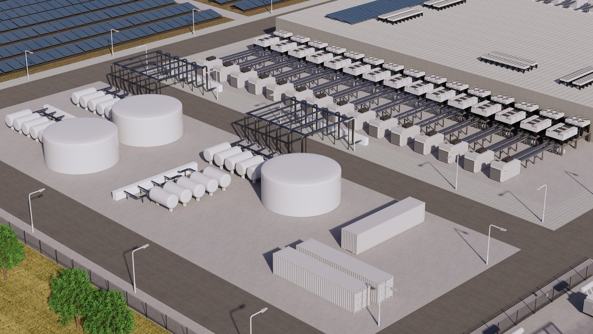 3D Aws Amazon Data Center Building with Interior - TurboSquid 2113349