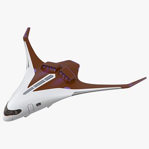 3D Ecological Aircraft Blended-Wing Body