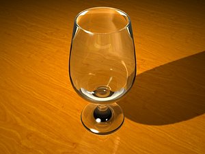 stemmed beer glass 3ds
