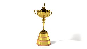 trophy ryder cup awarded 3D model