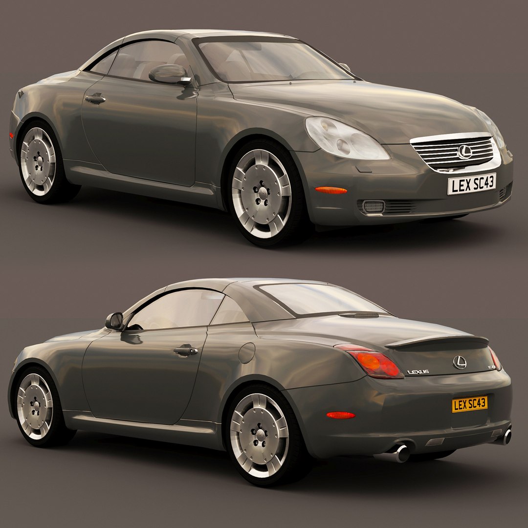 TOYOTA LEXUS SC430 3Dクリスタルレーザー彫刻