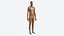 Male Full Body Mannequin Wooden