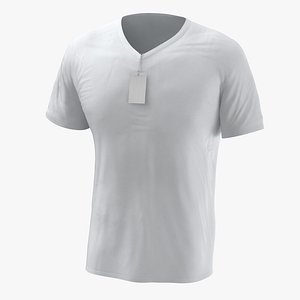 male v neck worn model