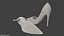 Women's Black Shoes White Polka Dots