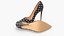 Women's Black Shoes White Polka Dots