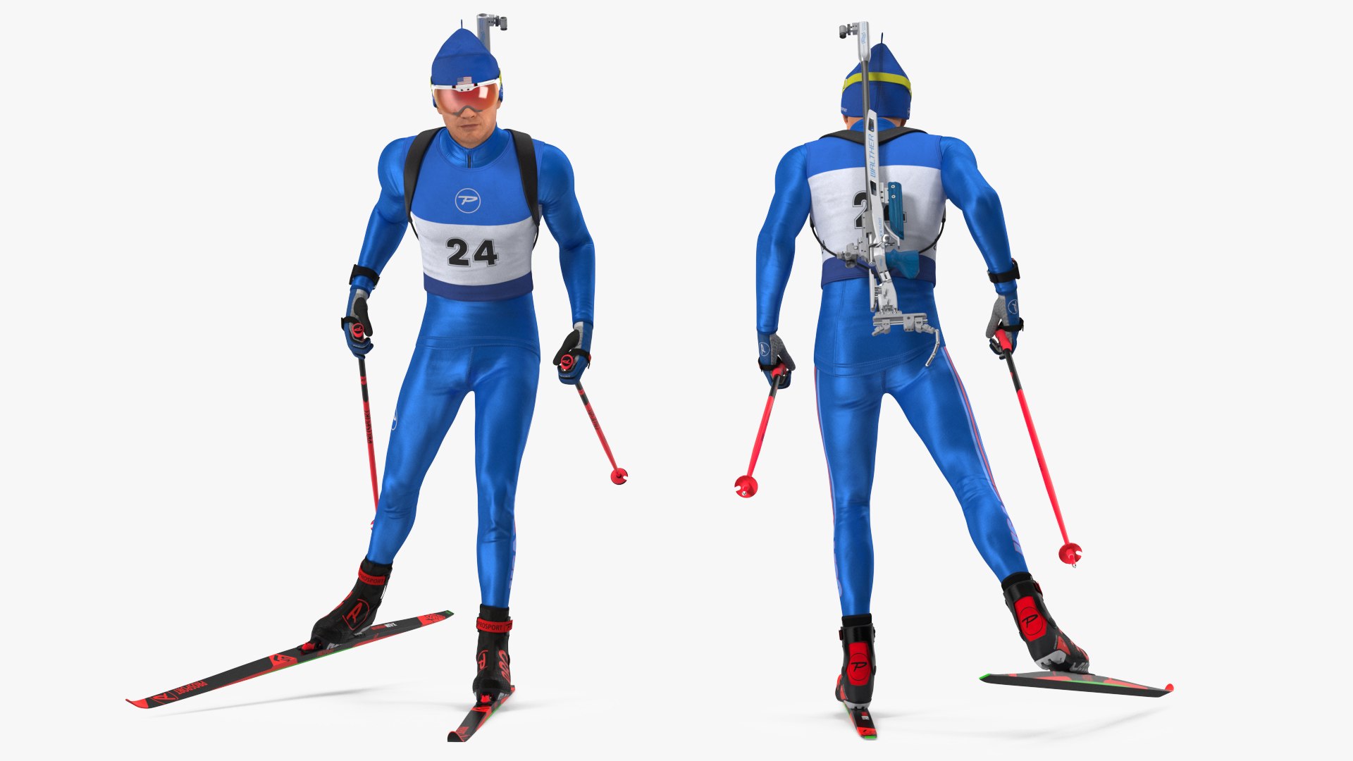 Athletes Collection 2 3D model preview