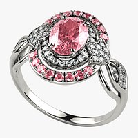 8mm Oval High Jewelry Gold Ring
