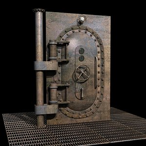 metal door 3D model