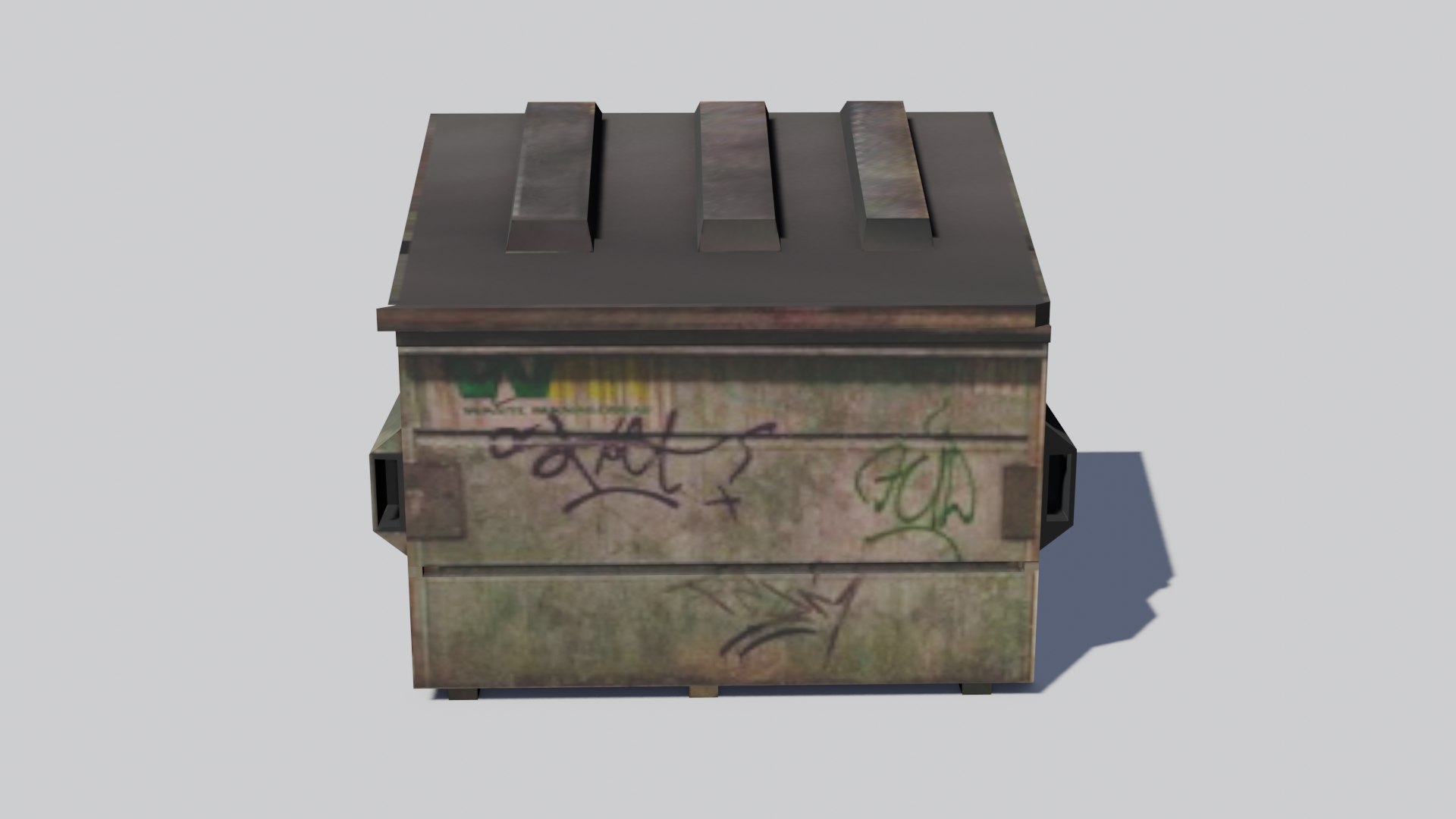 Low-poly Dumpster Game Ready 3D model https://p.turbosquid.com/ts-thumb/DF/enCxM7/7e/0002/png/1630030494/1920x1080/fit_q87/b4033e9dcceb9844cc38847372ac603ac174a49f/0002.jpg