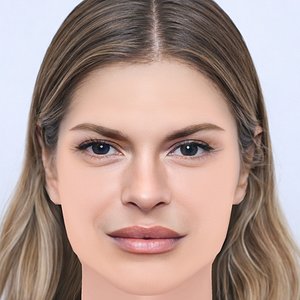3D Tatjana Pajkovic Head - No Hair - Low poly head for game