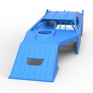Shell of Asphalt Modified stock car V2 Scale 1 to 25 3D model