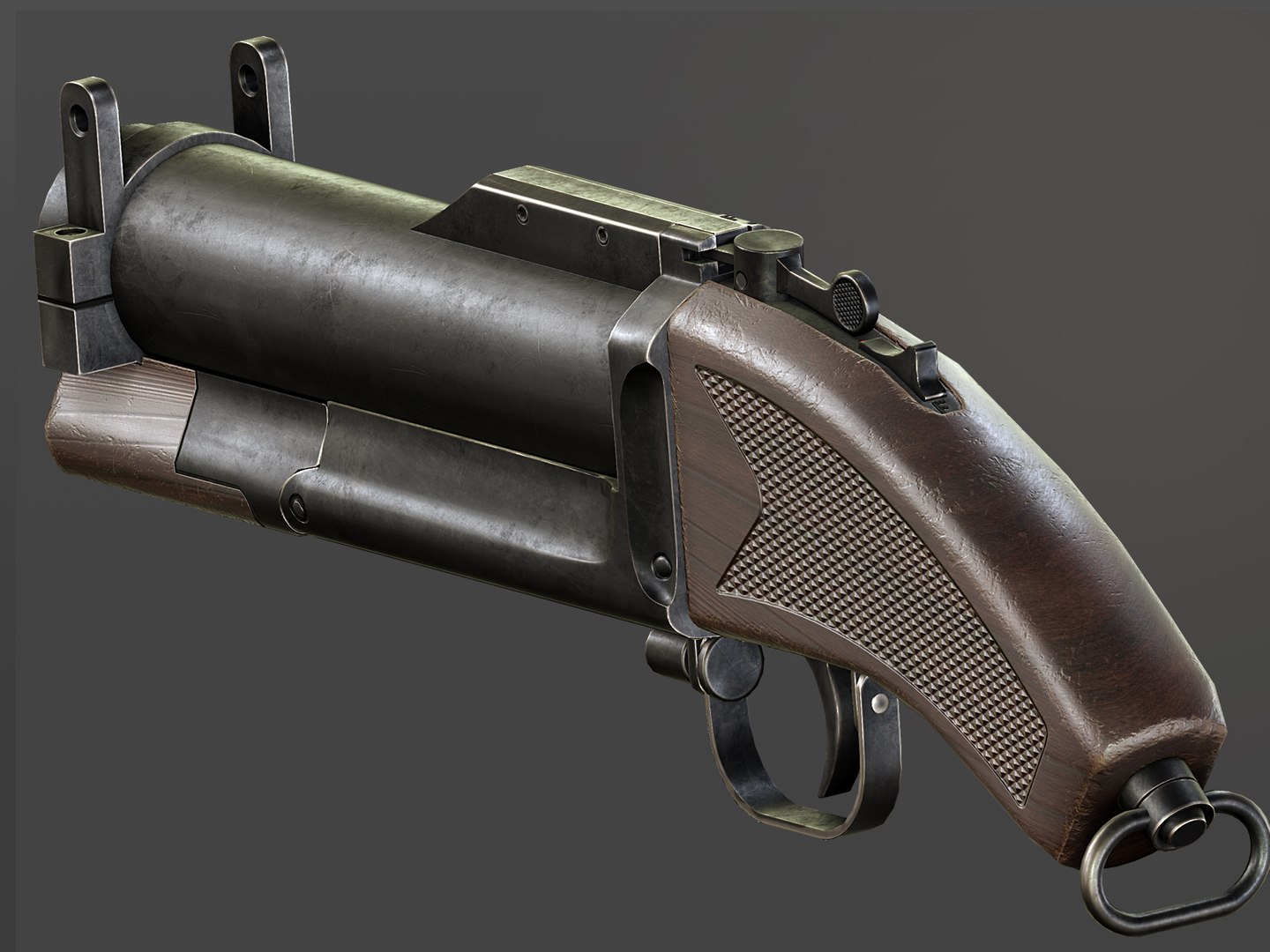 Sawed M79 Grenade Launcher 3D Model - TurboSquid 1419457