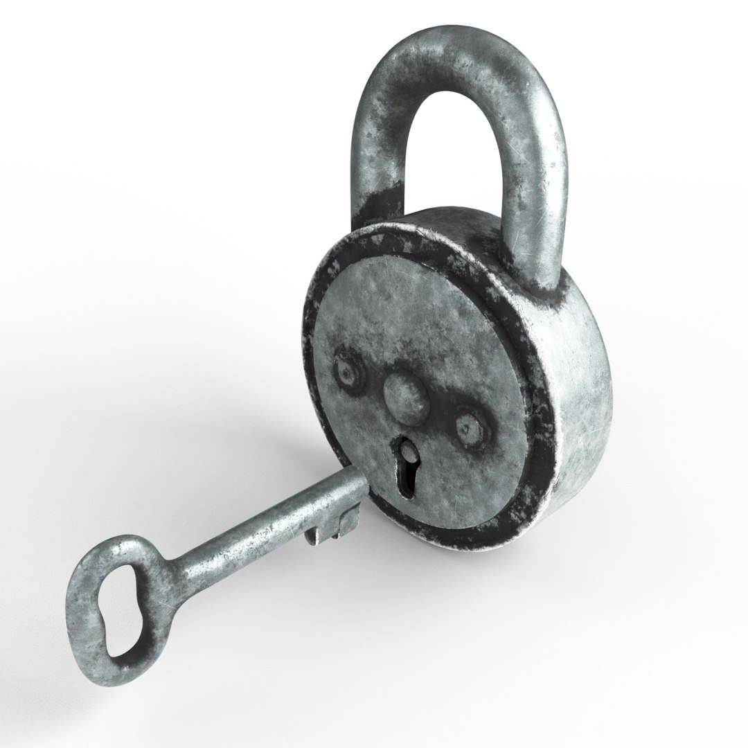 Padlock 3D model - TurboSquid 1223964