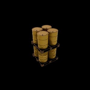Radioactive Barrel 3D model