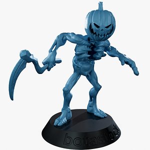 Pumpkin Undead Pose 01 3D print STL