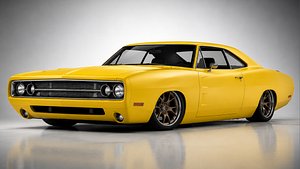 3D model Charger Restomod 1969 3D Model