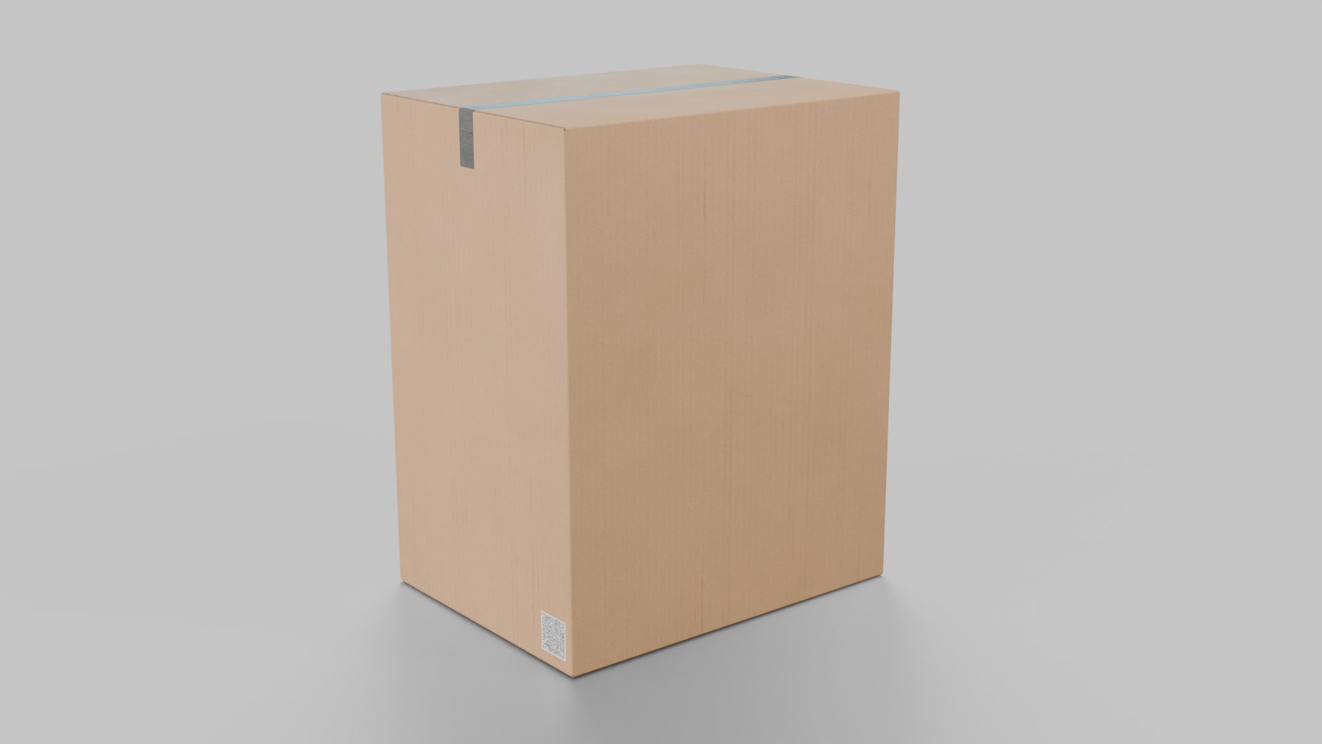 Tall Rectangular Cardboard Box - Rigged And Fully Customizable 3D Model ...