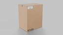 Tall Rectangular Cardboard Box - Rigged and Fully Customizable