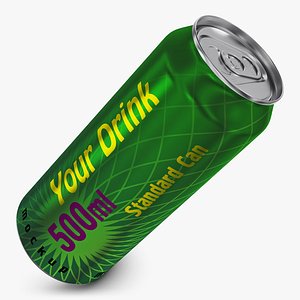 Aluminum Standard Can 500ml v 2