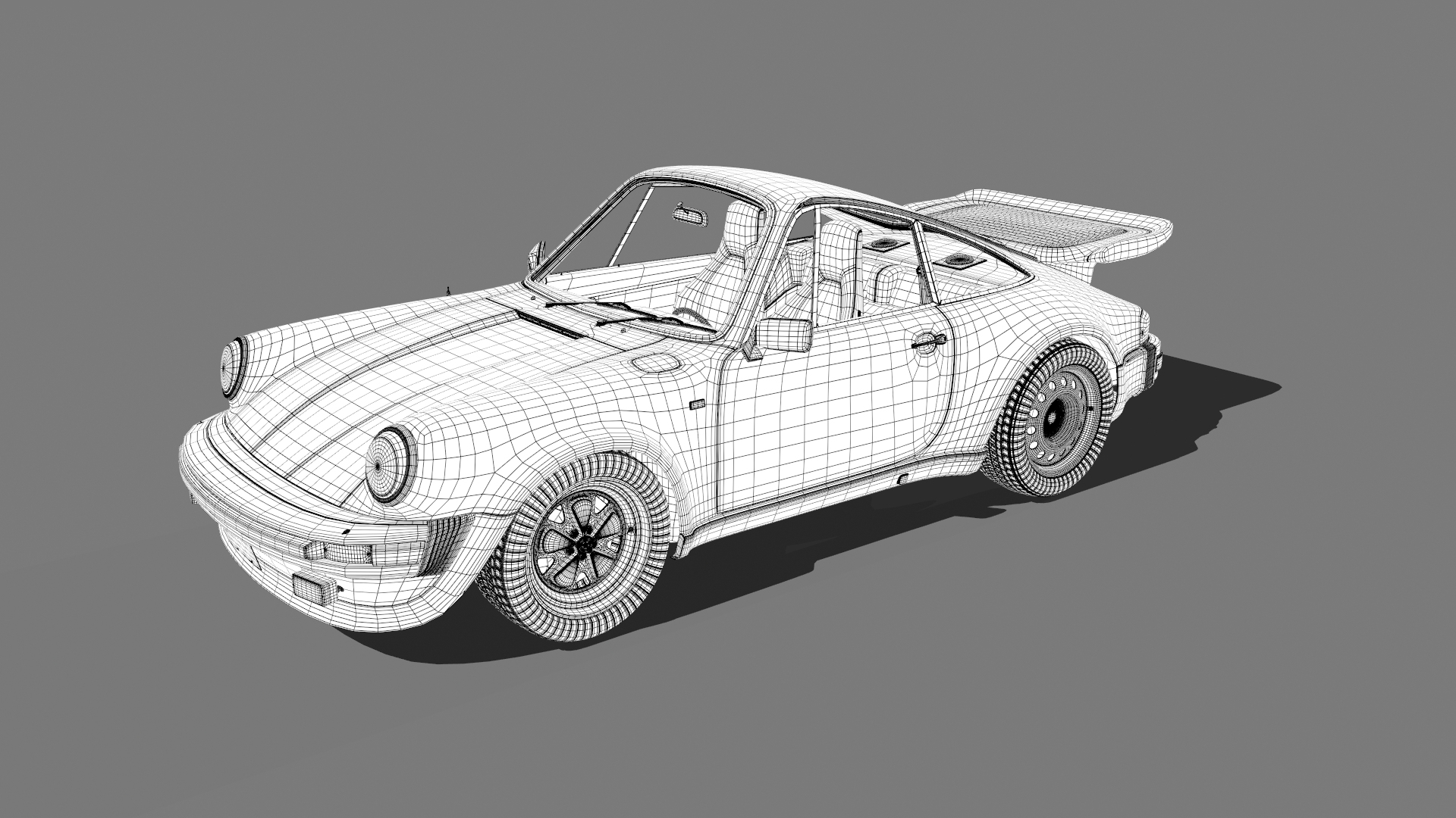 Stylised Porsche 930 3D Model - TurboSquid 2212133