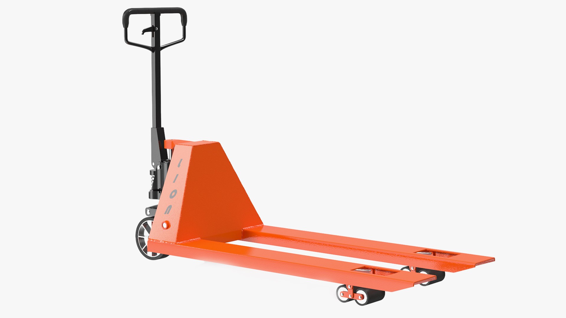 Premium Hand Brake Pallet Jack Rigged for Maya 3D model preview
