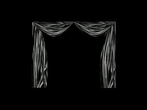 curtain 3d model