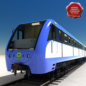 Subway Car with interior