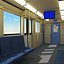 U-Bahn-Wagen mit Innenraum