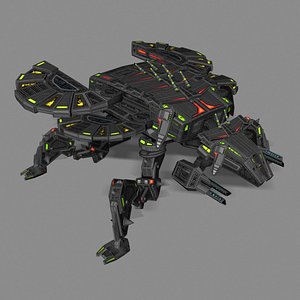 mechnarid sci-fi animations max
