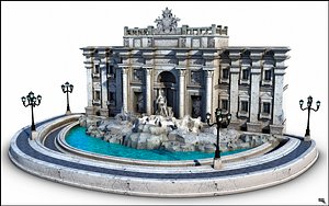 Trevi Fountain, (Fontana di Trevi), Rome.