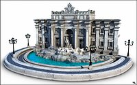 Trevi Fountain, (Fontana di Trevi), Rome.