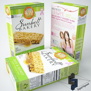 sunbelt bakery granola 3d model