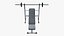 Incline Bench Press 3D model
