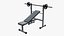 Incline Bench Press 3D model