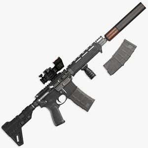 AR-15 SAINT ACOG-MUZZLE-GRIP