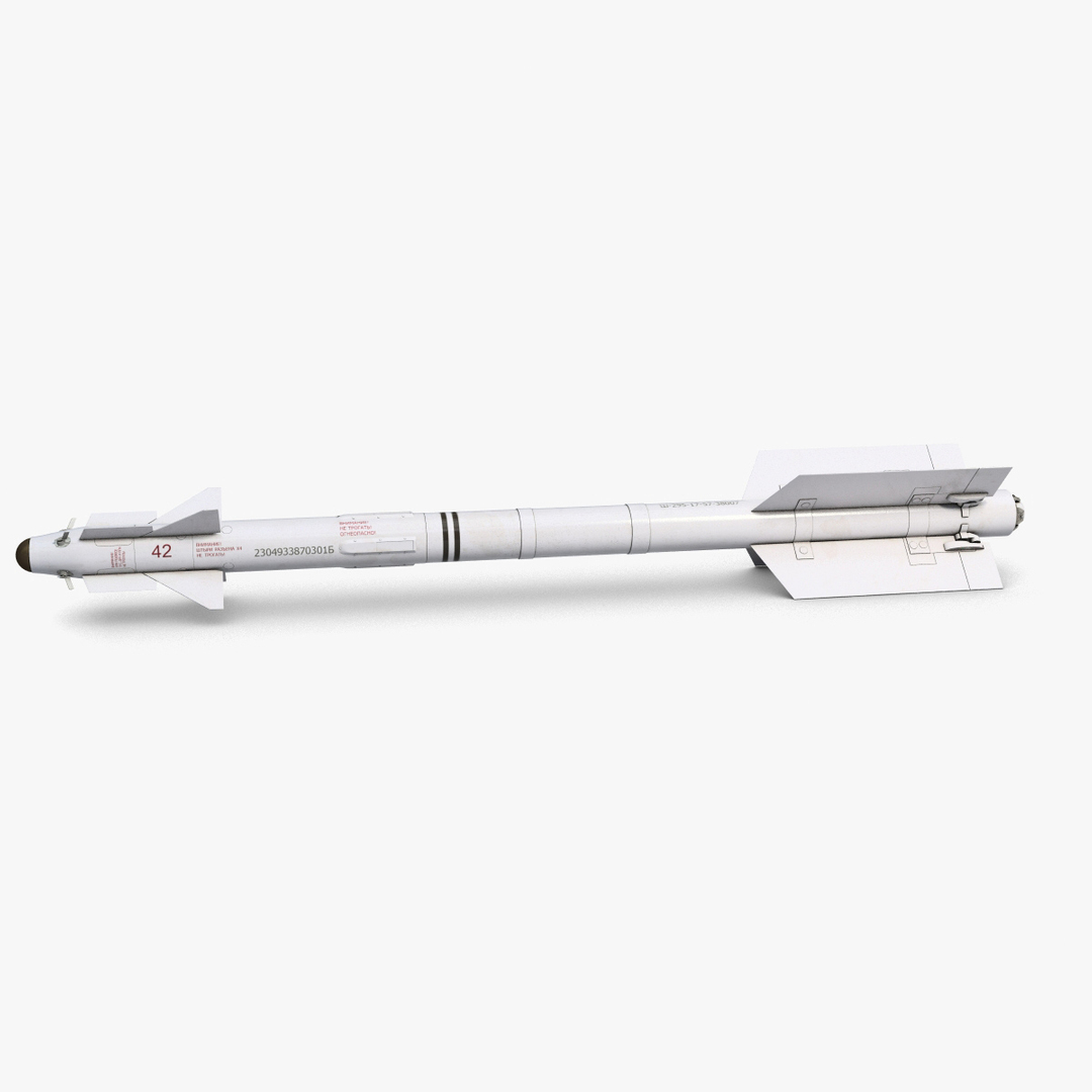 3d Model Of R-73 Missile