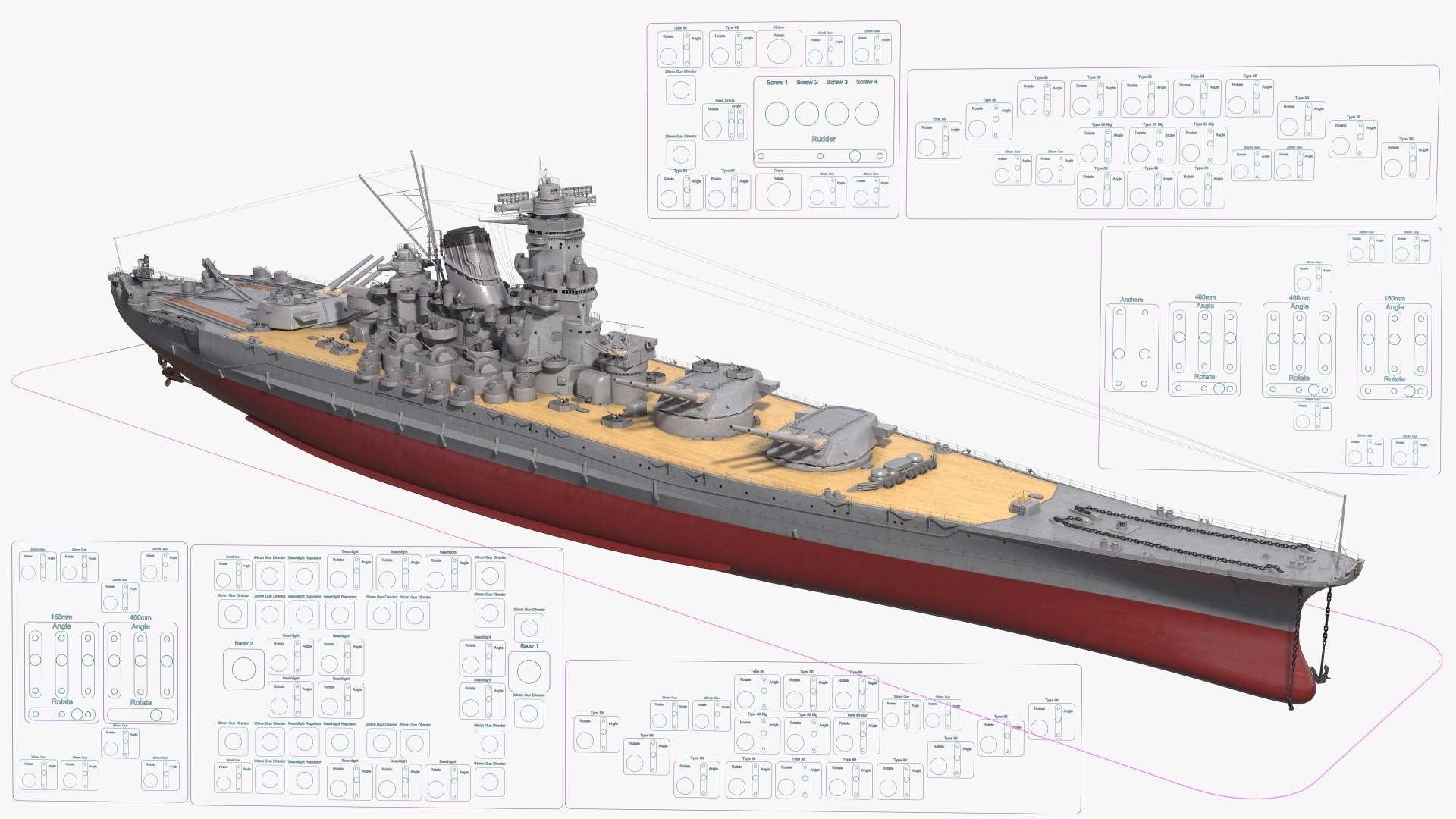 Japanese Battleship Yamato WWII Rigged 3D https://p.turbosquid.com/ts-thumb/DG/V3bwcB/Ev/japanese_battleship_yamato_wwii_rigged_003/jpg/1758268944/1920x1080/fit_q87/ceda7b7197a06ae064b9af58c943436026eb1d5a/japanese_battleship_yamato_wwii_rigged_003.jpg