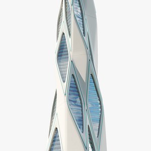 Twisting Tower 3D model