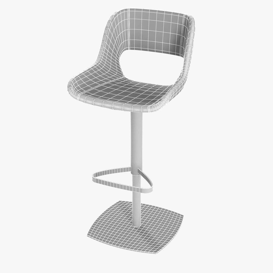 stool rigid shell 3d obj