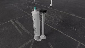 3D syringe 5ML model