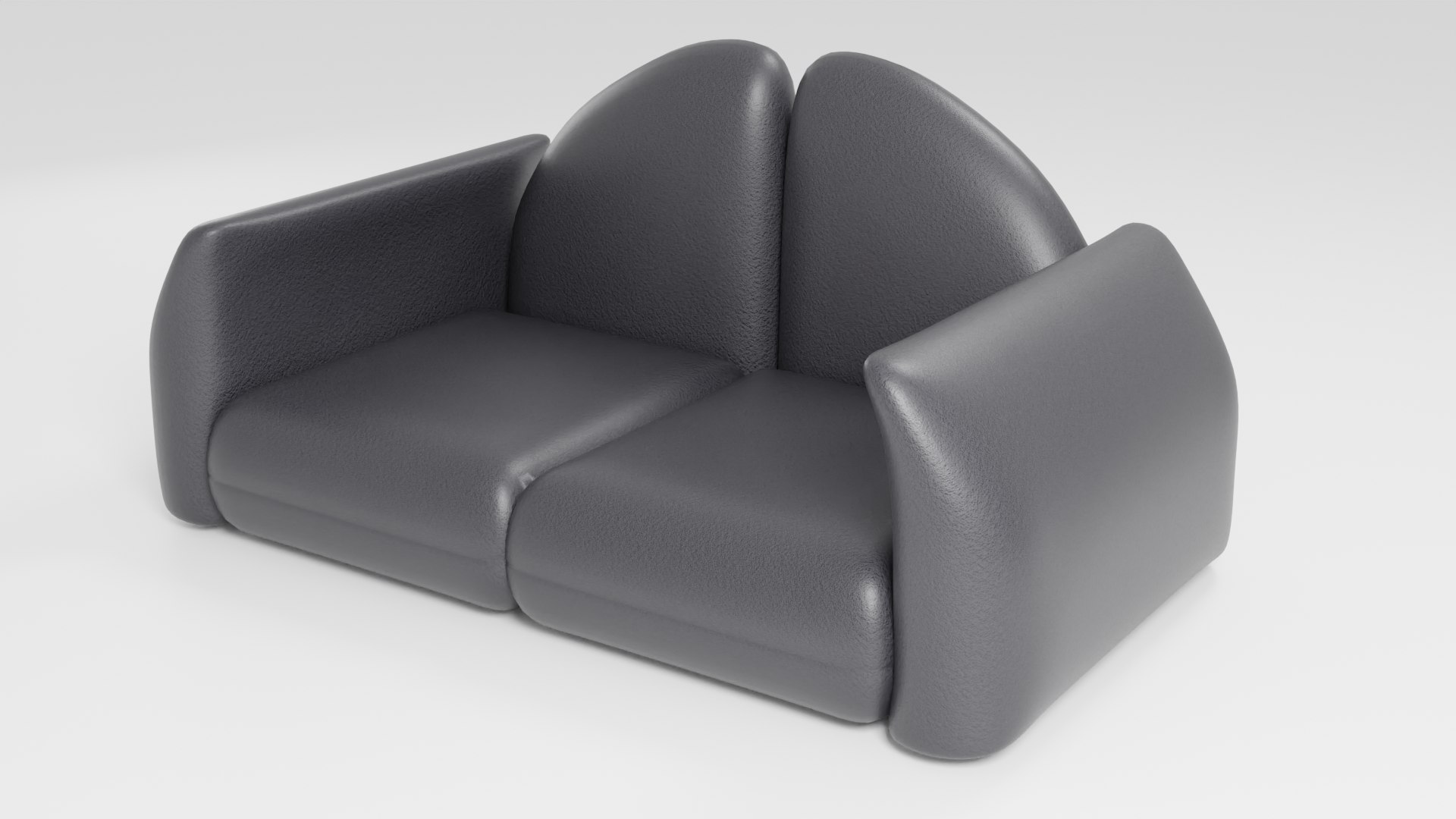 3D Contemporary Sofa With Creative Shape Model - TurboSquid 2267858