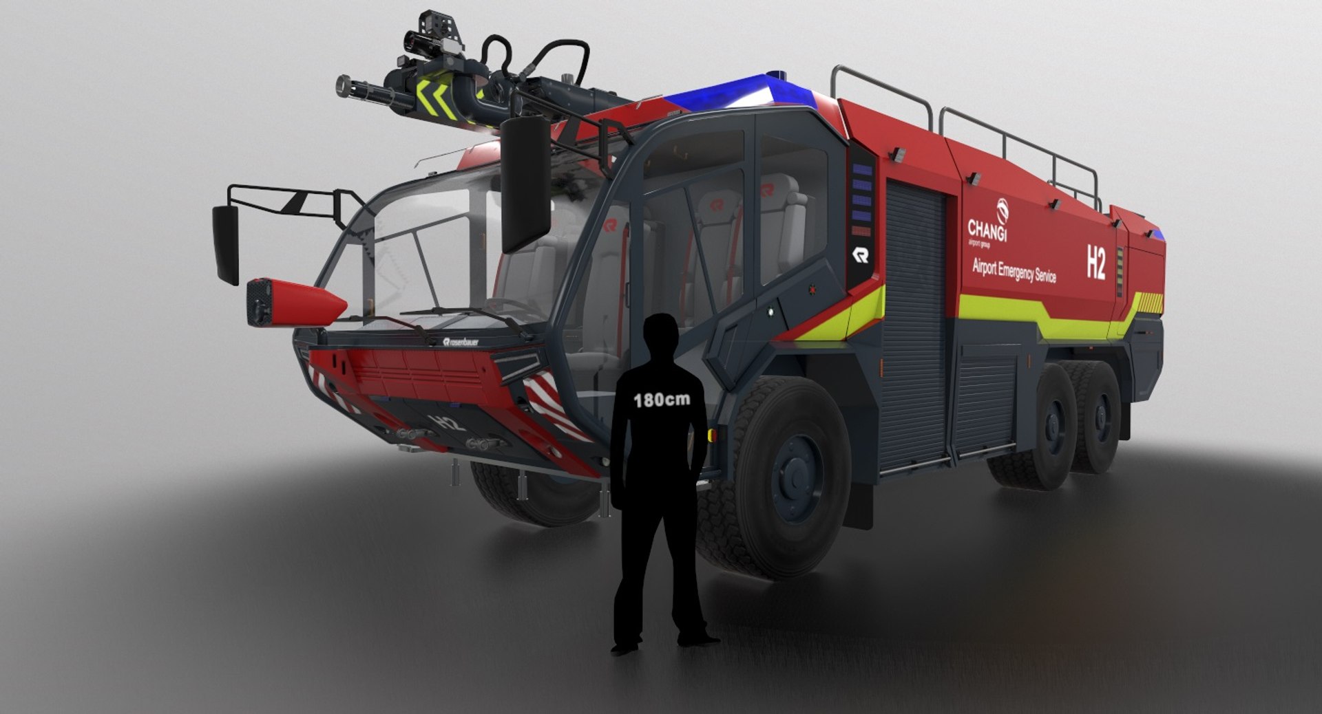 Rosenbauer Panther 6x6 3D Model - TurboSquid 1353058