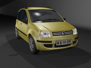 fiat panda 3d max