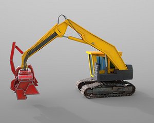 Feller Buncher Vehicle
