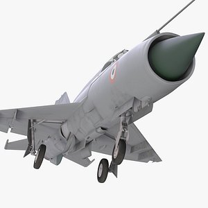 MiG-21 Bison Indian Air Force IAF Rigged 3D Model