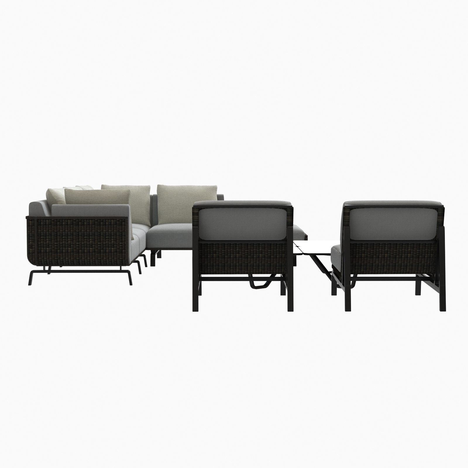 3D model tortuga set sofa chairs - TurboSquid 1432088