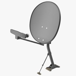 3D model Home Satellite Dish Antenna