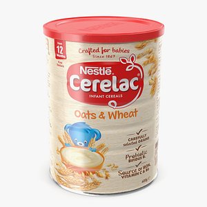 3D Nestle Cerelac Oats and Wheat model