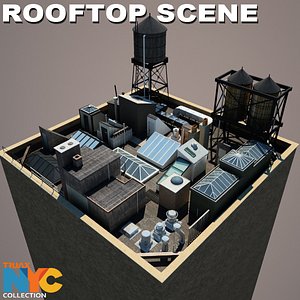 studios rooftop 01 scene 3d max